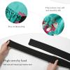 AWAYTR Long Satin Bonnet for Braids - Elastic Silk Hair Bonnets for Sleeping Night Cap Stretchy Tie Band for WomenFlower A view 3
