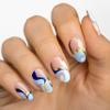 MOYOU LONDON Semi Cured Gel Nail Strips - 20 Pcs. Waterproof Gel Nail Wraps, Cures in Sunlight or UV/LED Lamp, Lasts Up to 2+ Weeks, Stretchable, Easy to Apply & Remove, Vegan & Cruelty-Free view 2