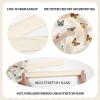 AWAYTR Long Toddler Silk Bonnet for Sleeping Elastic Satin Bonnets for Curly Hair Braid Night Cap for Aged 3-12 Kids (Butterfly+Beige) view 4