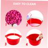 Beavorty 6pcs Folding Silicone Wax Melting Bowl for Hair Removal Nonstick Wax Bean Container for Home Waxing Random Colors view 2