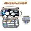 BAGSMART Toiletry Bag for Men, Canvas Travel Toiletry Organizer Dopp Kit Water-resistant Shaving Bag for Toiletries Accessories,Beige-Medium view 2