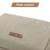 BAGSMART Toiletry Bag for Men, Canvas Travel Toiletry Organizer Dopp Kit Water-resistant Shaving Bag for Toiletries Accessories,Beige-Medium view 4