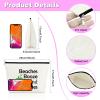 2 Pieces Beach Lover Gifts for Women Beach Makeup Bag Funny Vacation Gifts Cosmetic Bag Beach Themed Gifts for Women Besties Birthday Christmas Graduation Gifts for Beach Lover Travel Makeup Pouch view 2