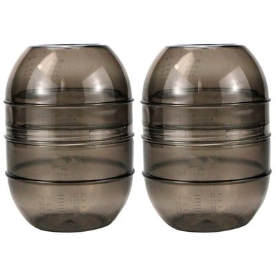 Beaupretty 2pcs Hair Dye Mixing Cup with Measuring Scale Hair Coloring Bowl for Easy Mixing and Application Salon Home Use