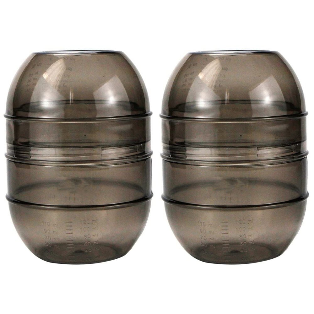 Beaupretty 2pcs Hair Dye Mixing Cup with Measuring Scale Hair Coloring Bowl for Easy Mixing and Application Salon Home Use