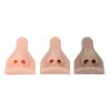 3Pcs Silicone Nose Model, Soft 3D Silicone Flexible Model for Practicing Suture Teaching Instructions Body Part Displays for Jewelry Display Teaching Tool view 1