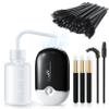 Lash Fan Eyelash Extension Supplies with USB Mini Portable Fans 3 Lash Shampoo Brush 50 Eyelash Mascara Brushes 1 Plastic Wash Bottle for Lash ExtensionBlack view 1