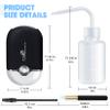Lash Fan Eyelash Extension Supplies with USB Mini Portable Fans 3 Lash Shampoo Brush 50 Eyelash Mascara Brushes 1 Plastic Wash Bottle for Lash ExtensionBlack view 2
