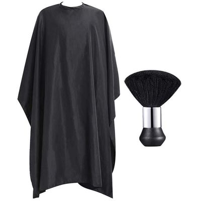 Beaupretty 1set Barber Cape Neck Duster Brush Hair Cutting Cape for Men Women for Haircuts Coloring