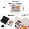 G2TUP Corn Dogs Lover Gift Who Loves Corn Dogs Makeup Bag Corndog Cosmetic Bag Hot Dog Lover Gift Foodie Zipper Travel Bag (Who Loves Corn Dogs White Bag) view 3