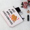 G2TUP Corn Dogs Lover Gift Who Loves Corn Dogs Makeup Bag Corndog Cosmetic Bag Hot Dog Lover Gift Foodie Zipper Travel Bag (Who Loves Corn Dogs White Bag) view 4
