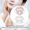 4pcs Silicone Sheet Mask Covers, Reusable Moisturizing Facial Mask Face Mask Holde with Ear Hook for Slow Down the Evaporation of Mask Essence view 3