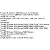 6PK OEM 60" 3000 Series 74950 74958 75936 75951 Blades 105-7777-03 E.P.R. view 3