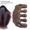 Wide Tooth Massage Comb, Green Sandalwood Head Scalp Massage Comb for Scalp Care, Wide Tooth Comb for Straight Curly Long Short Hair, Wood Gua Sha Massage Tools for Neck Shoulder Hand view 2