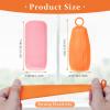 Aucuu 12 PCS Elastic Sleeves for Travel, Silicone Toiletry Sleeves for Travel Size Bottles, Reusable Leak Proof Bottle Covers for Body Wash Shampoo Container In Luggage view 2