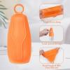 Aucuu 12 PCS Elastic Sleeves for Travel, Silicone Toiletry Sleeves for Travel Size Bottles, Reusable Leak Proof Bottle Covers for Body Wash Shampoo Container In Luggage view 3