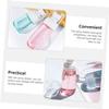 KALLORY 9pcs Travel Fine Mist Spray Bottles Multi-functional Empty Containers for Perfume Essential Oils and More Durable and Airtight Design for Safe Storage and Easy Use view 4