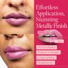 Aromi Metallic Matte Liquid Lipstick - Pink Lip Color for Women, Shimmery Finish, Long-Lasting, Waterproof Handmade (Cotton Candy) view 2