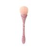 FRUJCDKI Full Diamond Luxury Shine Nail Art Dust Powder Remover Brush, Nail Art Dust Cleaner Brush, Soft Cleaner Brush for Makeup (Pink) view 1