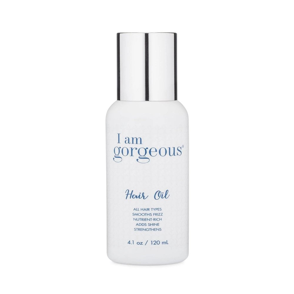 I am gorgeous Hair Oil - Frizzy Hair Solution with Nutrient-Rich Marula & Argan Oil for Damaged, Curly Hair - Adds Lightweight Hydrating Shine