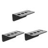 3-Piece Rack Black Non-Acrylic view 1