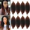 12 Inch Springy Afro Twist Hair 8 Packs Marley Twist Braiding Hair Pre-fluffed Spring Twist Hair Kinky Hair Afro Twist Hair Marley Hair for Faux Locs (12 Inch (Pack of 8), T1B/33/30#) view 1
