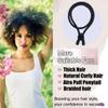 AICILY 6PCS NEW Adjustable Hair Ties Long Hair Holder Afro Puff Ponytail Ties Length Hairband for Women with Natrual Curly Hair Thick,Loc,Braided Hair,No-Slip Design (Style-A-6PCS) view 3