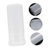 Beavorty 6pcs Adjustable Shaving Brush Travel Cases Transparent Shaving Brush Holders for Home and Outdoor Use and Impact-resistant Design with Random Lid Style view 2