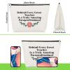 2 Pack Paraeducator Appreciation Gift for Teacher Makeup Bag Paraprofessional Thank You Gift for Para Teaching Assistant Birthday Cosmetic Bag Retirement Teacher Day Present 2 PCS Cosmetic Pouch view 4