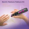 Professional Nail Drill,Electric Nail File kit for Acrylic Gel Nails,Electric Manicure and Pedicure Tools,10 Speeds Nail Care Gift for Trimmer,Grinder,Buffer(Black) view 3