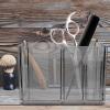 LALAFINA Hairdressing Scissor Holder Storage Box Barber Tool Organizer for Combs and Styling Tools Transparent Design Compartment for Easy Access and Organization view 3