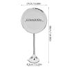 360 Swivel Magnifying Mirror, Battery Operated 10X Magnification Flexible Cordless Goose Neck LED Fill Light Suction Cup, Adjustable Gooseneck for Home Office Travel Makeup view 2