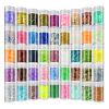Holographic Chunky and Fine Glitter Mix, 45 Colors Craft Glitter for Epoxy Resin Arts, Iridescent Nail Glitter, Cosmetic Eye Hair Face Body Glitter, Glitter Flakes Sequins for Tumbler Festival Jewelry view 1