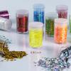Holographic Chunky and Fine Glitter Mix, 45 Colors Craft Glitter for Epoxy Resin Arts, Iridescent Nail Glitter, Cosmetic Eye Hair Face Body Glitter, Glitter Flakes Sequins for Tumbler Festival Jewelry view 4
