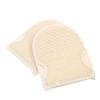 Healeved 2pcs Double-sided Exfoliating Bath Mitts for Body Scrubbing Soft Cotton-linen Shower Gloves for Gentle Skin Care for Cleansing Neck Shoulders and Feet view 1
