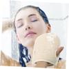 Healeved 2pcs Double-sided Exfoliating Bath Mitts for Body Scrubbing Soft Cotton-linen Shower Gloves for Gentle Skin Care for Cleansing Neck Shoulders and Feet view 2