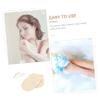 Healeved 2pcs Double-sided Exfoliating Bath Mitts for Body Scrubbing Soft Cotton-linen Shower Gloves for Gentle Skin Care for Cleansing Neck Shoulders and Feet view 3