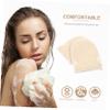 Healeved 2pcs Double-sided Exfoliating Bath Mitts for Body Scrubbing Soft Cotton-linen Shower Gloves for Gentle Skin Care for Cleansing Neck Shoulders and Feet view 4