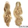Ponytail Extension Claw Curly Hair Piece Long Voluminous Curled Wavy Heat-Resisting Quality Synthetic Fiber Ponytail Hairpiece Extension Claw Jaw For Women 22" (234/613# Sandy Brown & Light Bleach Blonde) view 2