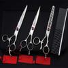 4 Kit Rotation 7.5 Inch Pet Dog Grooming Hair Scissors Cutting Shears Thinning Barber Hairdressing Scissors Set view 1