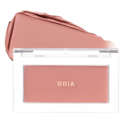BBIA Ready To Wear Downy Cheek Cream Blush 8 Color - Creamy Blendable & Buildable Blush Dewy Texture & Matte Finish High Pigment Longlasting Lightweight Natural Face Makeup, 0.12oz (06 DOWNY FIG)