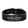 Tattoo Artist Mom Shark Mesh Bracelet Gifts, The Best Tattoo Artist and Even Better Mother, for Tattoo Artist Engraved Bracelet Motivational Gifts,Tattoo Artist Birthday Christmas view 1
