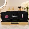 DAN RIVER Black Makeup Washcloths - Pack of 6 (13x13 in) - Ultra Soft Cotton Face Towels with Embroidery - Reusable, Quick-Dry & Machine Washable Makeup Remover Cloths for Bathroom, Spa & Salon view 2
