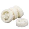 10PCS Natural Loofah Slices Handmade Loofah Soap Box Tray, Natural Washing Cloth Easy to Clean Scrubber Sponge Scouring Pad view 2