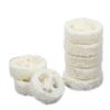 10PCS Natural Loofah Slices Handmade Loofah Soap Box Tray, Natural Washing Cloth Easy to Clean Scrubber Sponge Scouring Pad view 3