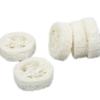 10PCS Natural Loofah Slices Handmade Loofah Soap Box Tray, Natural Washing Cloth Easy to Clean Scrubber Sponge Scouring Pad view 4