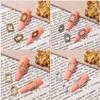 CHANZET 3D Metal Nail Charms 80pcs, Frame Gothic Nail Art Charms, Retro Gold Silver Nail Jewels Art Decoration for Women Girls Acrylic Nail DIY Craft Design Manicure Accessories view 4