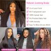 13x4 Lace Frontal Closure Kinky Curly Lace Frontal Closure 12 Inch Unprocessed Brazilian Virgin Hair HD Lace Closure Ear to Ear Transparent Lace Frontal with Baby Hair Natural Color  view 4