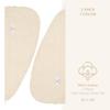 American Soft Linen 100% Cotton Hair Towels for Women, Head Towel Cap, Cotton Hair Turban Towel Wrap for Long Curly Anti Frizz Hair, Soft and Absorbent Cotton Hair Towels 2 Pack, Beige view 4