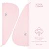 American Soft Linen 100% Cotton Hair Towels for Women, Head Towel Cap, Cotton Hair Turban Towel Wrap for Long Curly Anti Frizz Hair, Soft and Absorbent Cotton Hair Towels 2 Pack, Pink view 4